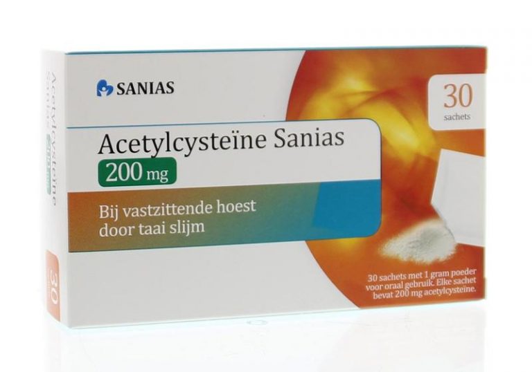 Acetylcysteine 200 mg 30 sachets Sanias