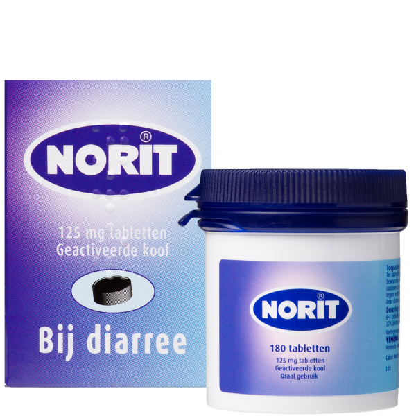 Norit tabletten 125 mg 180 tabletten