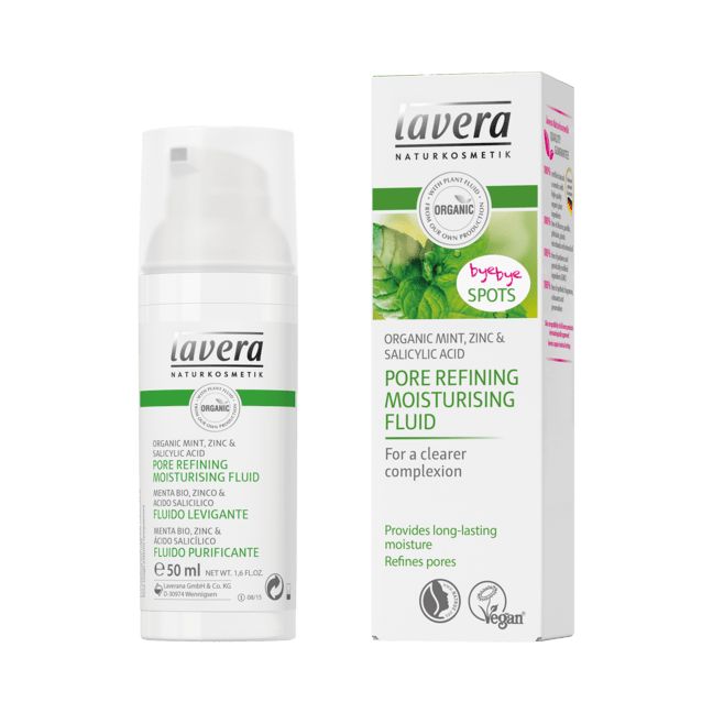 Fluid moisturising pore refining mint 50 ml Lavera