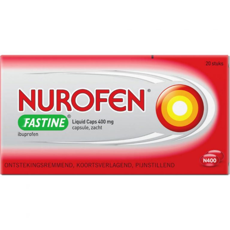 Fastine liquid caps 400 mg ibuprofen 20ca Nurofen