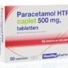 Paracetamol caplet 500 mg 50 tabletten Healthypharm