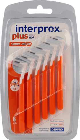 Interprox plus super micro 2mm 6st (oranje)