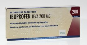 Ibuprofen 200mg 20 tabletten Teva
