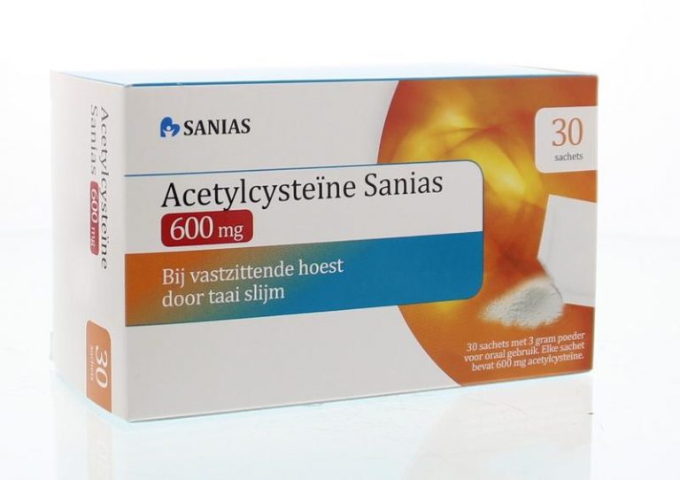 Acetylcysteine 600 mg sachets 30x3 gram Sanias