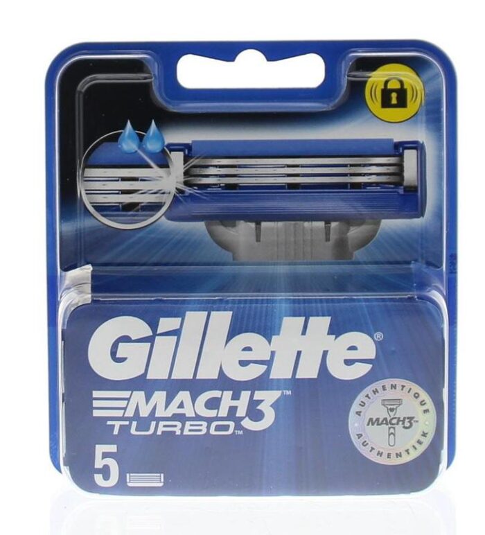 Mach3 turbo mesjes 5st Gillette