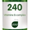 240 Vitamine B complex 50 mg 60 vegicapsules AOV