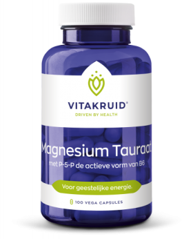 Magnesium tauraat met P-5-P 100 vegi-caps Vitakruid
