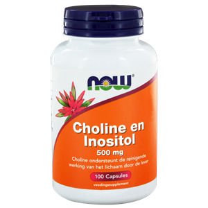 Choline en inositol 500 mg 100 vegi-caps NOW