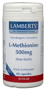 L-Methionine 500 mg 60 vegi-caps Lamberts