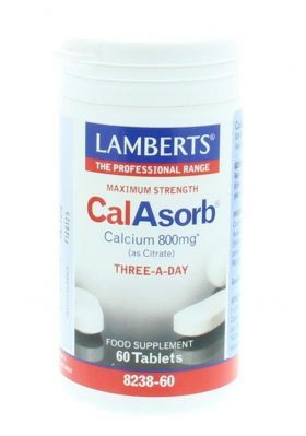 Calasorb (calcium citraat) & Vitamine D3 60 tabletten Lamberts