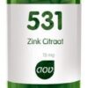 531 Zink citraat 15 mg 60 capsules AOV