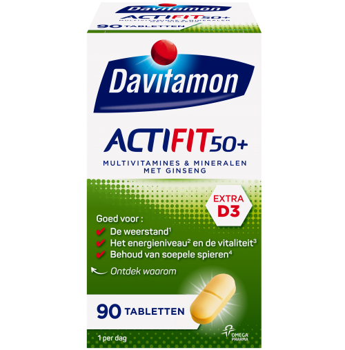 Actifit 50+ 90 tabletten Davitamon