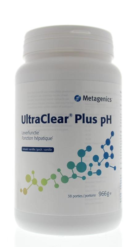Ultra clear plus PH vanille Nieuwe Formule 966 gram Metagenics