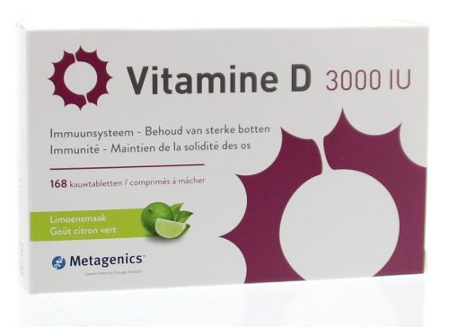 Vitamine D3 3000IU 168 tabletten Metagenics