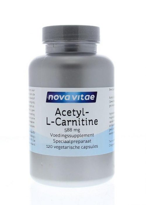 Acetyl-l-carnitine 588 mg 120 capsules Nova Vitae