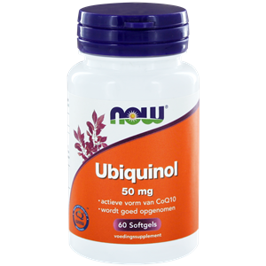 Co-Q10 Ubiquinol 50 mg 60 softgels NOW