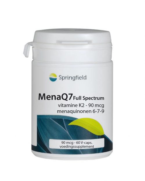 MenaQ7 Full Spectrum vitamine K2 90 mcg 60 vegi-caps Springfield