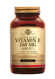Vitamine E 400iu/268mg 50 softgels Solgar