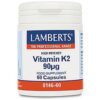 Vitamine K2 90 mcg 60 capsulles Lamberts