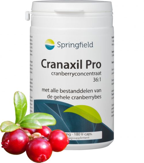 Cranaxil Pro cranberryconcentrate 500 mg 180 capsules Springfield