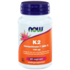 K2 Menachinon-7 (MK-7) 100 mcg 60 vegi-caps NOW