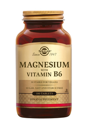 Magnesium + vit B6 250 tabletten Solgar