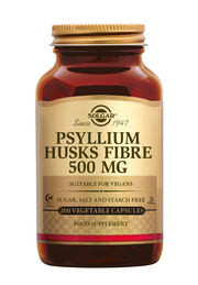 Psyllium husks fibre 500mg 200 vegicapsules Solgar