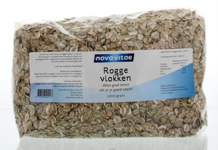 Roggevlokken 1000 gram Nova Vitae