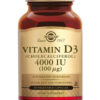 Vitamine D-3 100mg/4000 iu 120 vegicapsules Solgar