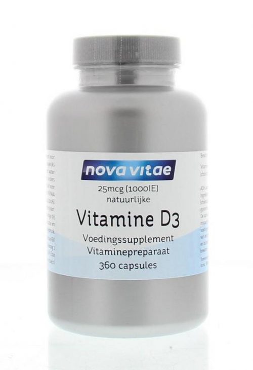 Vitamine D3 1000IU 360 capsules Nova Vitae
