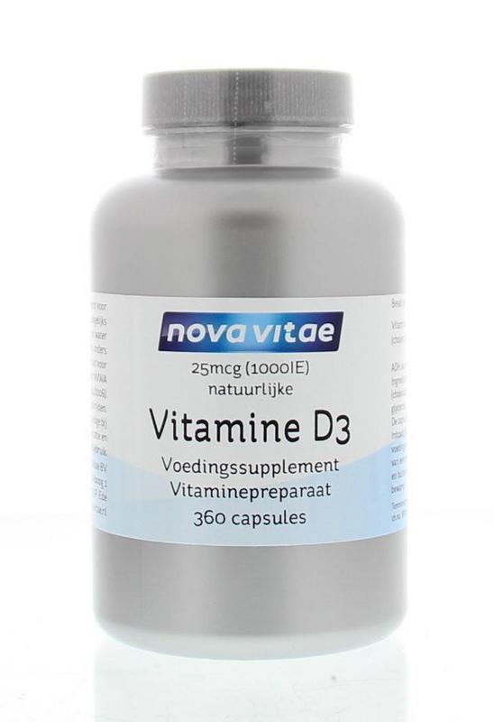 Vitamine D3 1000IU 360 capsules Nova Vitae