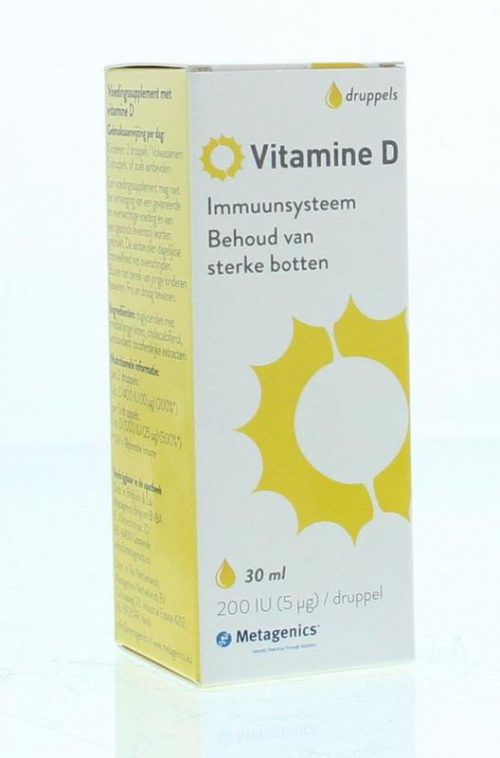 Vitamine D3 liquid nieuwe formule 30 ml Metagenics