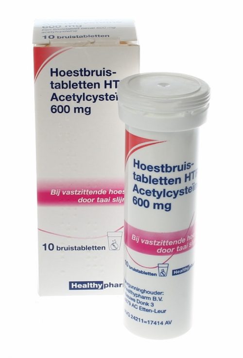 Acetylcysteine 600 mg 10 bruistabletten Healthypharm