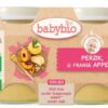 Dessert appel perzik 130 gram 2x130 gram Babybio