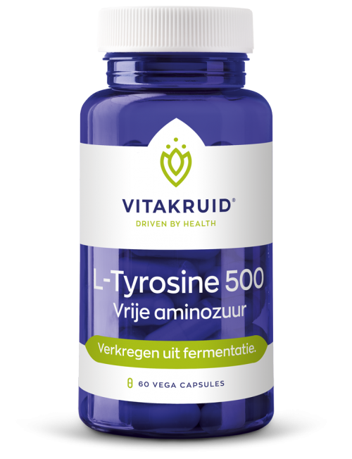 L-Tyrosine 500 60 vegi-caps Vitakruid