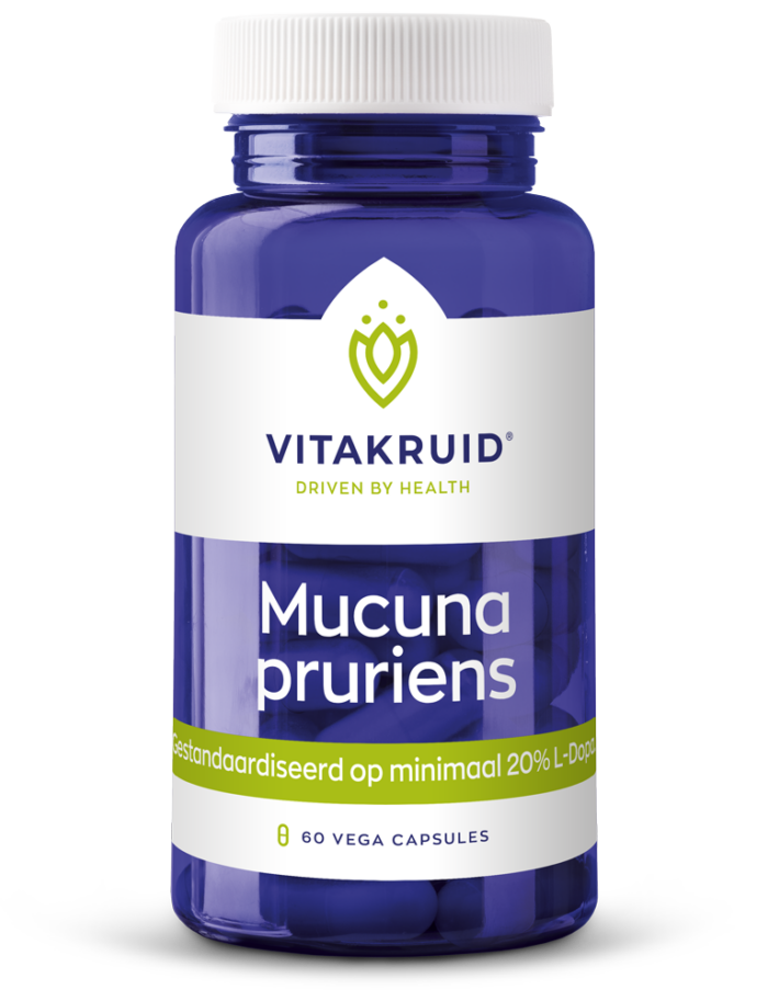Mucuna pruriens 500 mg (min. 20% L-Dopa) 60 vegi-capsules Vitakruid