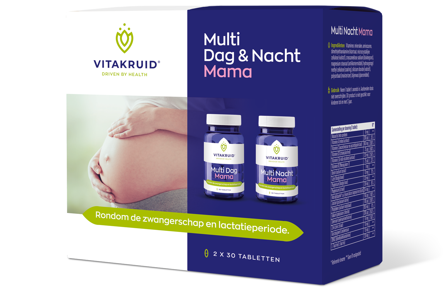 Multi dag & nacht mama 2 x 30 stuks 2x30 stuks Vitakruid