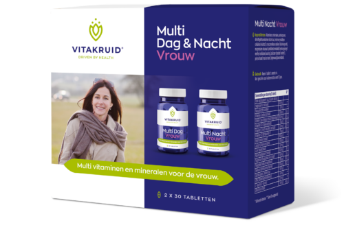 Multi dag & nacht vrouw 2x30 tabletten 60 tabletten Vitakruid