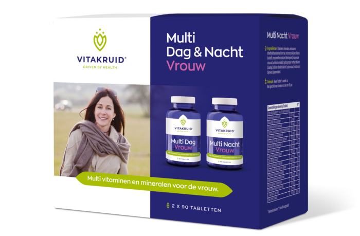 Multi dag & nacht vrouw 2 x 90 tabletten 2x90 stuks Vitakruid