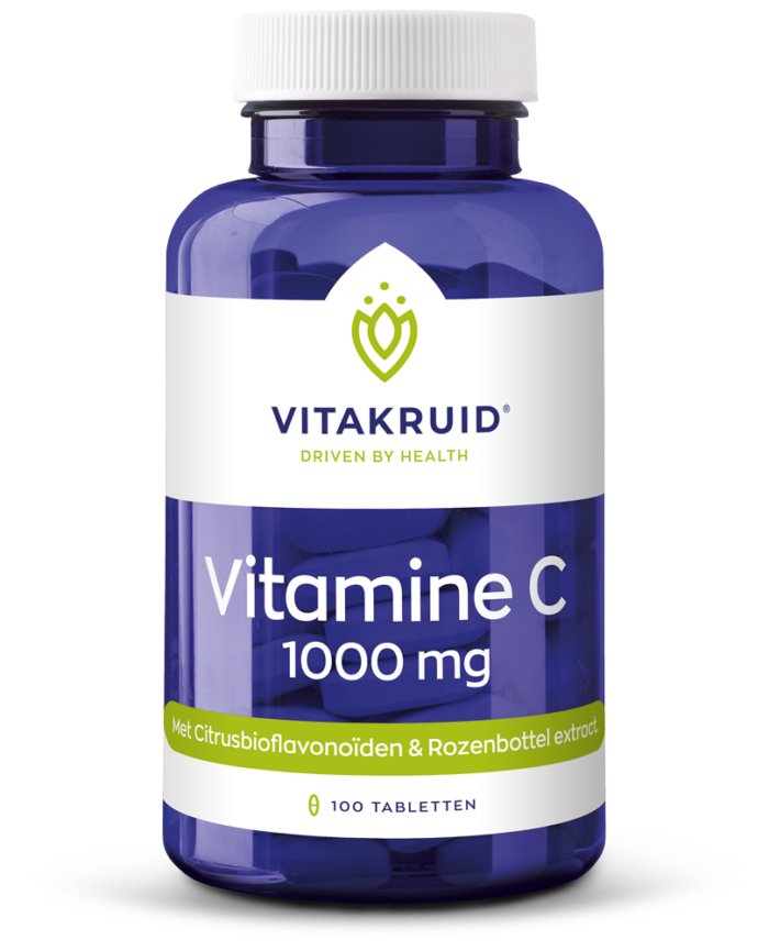 Vitamine C 1000 mg 100 tabletten Vitakruid