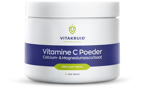 Vitamine C poeder calcium- & magnesiumascorbaat 260 gram Vitakruid