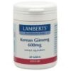 Ginseng Koreaans 1200 mg 60 tabletten Lamberts