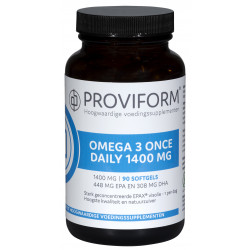Omega 3 once daily 1400 mg 90 softgels Proviform