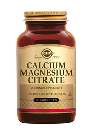 Calcium Magnesium Citrate 100 stuks Solgar