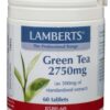 Groene thee 5000 mg 60 tabletten Lamberts
