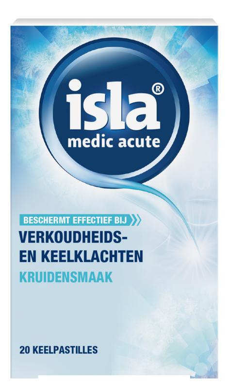 Isla Medic acute pastilles 20 keelpastilles