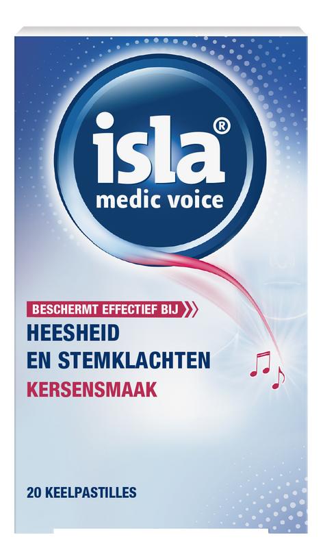 Isla Medic voice 20 keelpastilles