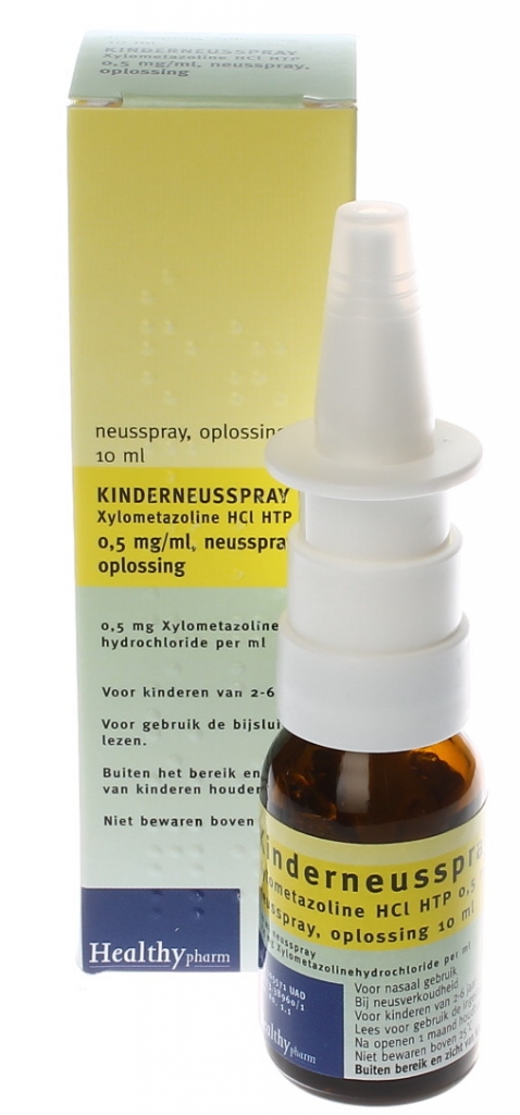 Kinder neusspray 0,5 xylometazoline 10 ml Healthypharm