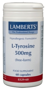 L-Tyrosine 500 mg 60 capsules Lamberts
