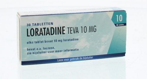 Loratadine 10 mg 30 tabletten Teva